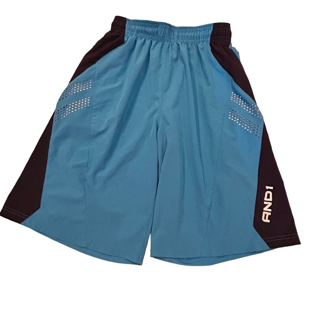And1 Blue‎ Black Athletic Shorts S